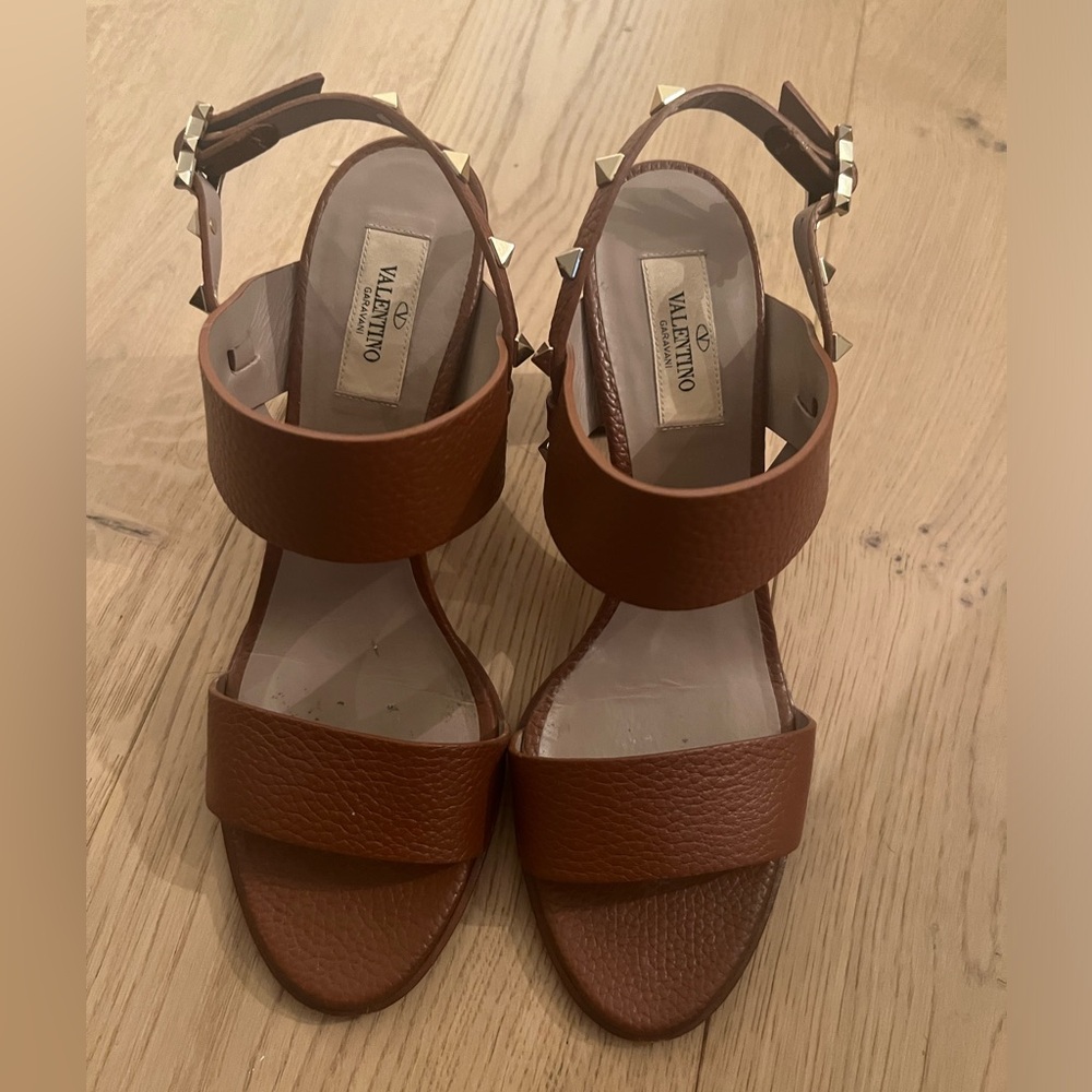 Valentino Block Heel Sandals Size 40